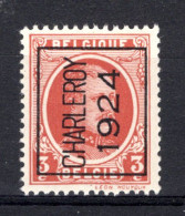 PRE99A MNH** 1924 - CHARLEROY 1924 - Tipo 1922-31 (Houyoux)