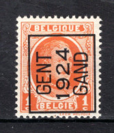 PRE94A MNH** 1924 - GENT 1924 GAND - Typos 1922-31 (Houyoux)