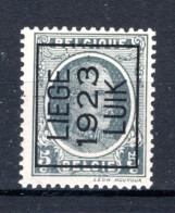 PRE87A MNH** 1923 - LUIK 1923 LIEGE - Typos 1922-31 (Houyoux)