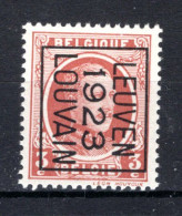 PRE81B MNH** 1923 - LEUVEN 1923 LOUVAIN - Typografisch 1922-31 (Houyoux)