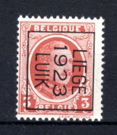 PRE82B MNH** 1923 - LIEGE 1923 LUIK - Typo Precancels 1922-31 (Houyoux)