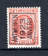 PRE77A MNH** 1923 - ANTWERPEN 1923 ANVERS - Tipo 1922-31 (Houyoux)