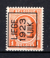 PRE76A MNH** 1923 - LIEGE 1923 LUIK  - Typo Precancels 1922-31 (Houyoux)