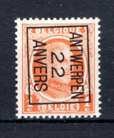 PRE66B MNH** 1922 - ANTWERPEN 22 ANVERS  - Sobreimpresos 1922-31 (Houyoux)