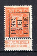 PRE38B MNH**1913 - GENT I 1913 GAND I - Typo Precancels 1912-14 (Lion)