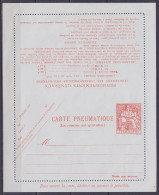 France - EP Carte Pneumatique 1f60 Orange Type Chaplain ** Non Pliée - Pneumatic Post