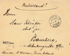 Estland: 1922: Brief Aus Torva Nach Bamberg - Estland