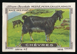 Nestlé - 42 - Chèvres, Goats - 6 - Race Des Pyrénées (Béarn) - Nestlé