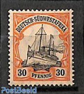 Germany, Colonies 1906 30pf, With WM, Stamp Out Of Set, Unused (hinged), Transport - Ships And Boats - Schiffe