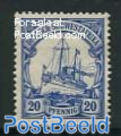 Germany, Colonies 1901 20pf, Without WM, Stamp Out Of Set, Unused (hinged), Transport - Ships And Boats - Schiffe