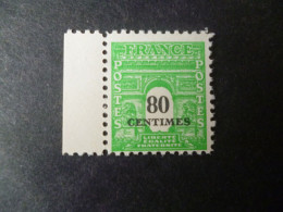 Timbre France Neuf ** 1945  N° 706 - 1944-45 Arc De Triomphe