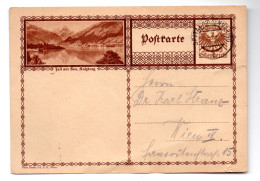 Österreich, 1930 , Bildpostkarte Von Zell Am See/Sbg., Mit Eingedr. 10Gr. Frankatur, Gestempelt (19691E) - Zell Am See