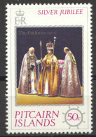 Pitcairn, 1977, Silver Jubilee Queen Elizabeth, Coronation, Royal, MNH, Michel 162 - Pitcairn