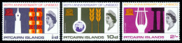 Pitcairn, 1966, Pitcairn, 1966, UNESCO, United Nations, MNH, Michel 64-66, MLH, Michel 64-66 - Pitcairn Islands