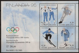 FINLANDE - SPORTS OLYMPIQUES D'HIVER - BF 11 - NEUF** MNH - Ski