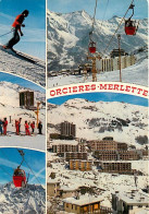 05 - Orcières Merlette - Multivues - Hiver - Neige - Skieurs - CPM - Voir Scans Recto-Verso - Orcieres