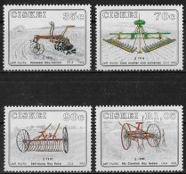 CISKEI - MACHINES AGRICOLES - N° 219 A 222 - NEUF** MNH - Agriculture