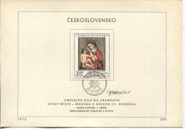 Tschechoslowakei # 2177 Offizielles Ersttagsblatt Original-Autogramm J. Hercik Briefmarkenentwerfer - Brieven En Documenten