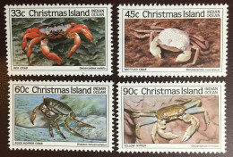 Christmas Island 1985 Crabs 3rd Series MNH - Crustaceans