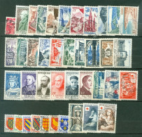 France  Année Complete 1954  Ob  TB    - 1950-1959