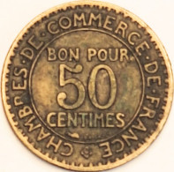 France - 50 Centimes 1925, KM# 884 (#4040) - 50 Centimes