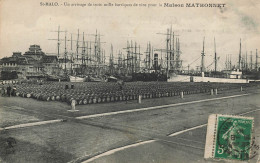 St Malo * Un Arrivage De Trois Mille Barriques De Vin Pour La Maison MATHONNET * Bateaux Voiliers Goëlette Vins Tonneaux - Saint Malo