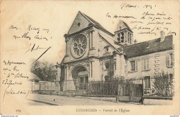 95 LUZARCHES PORTAIL DE L'EGLISE - Luzarches