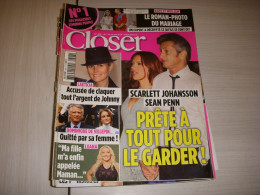 CLOSER 308 07.05.2011 Scarlett JOHANSSON Sean PENN Mariah CAREY Lady GAGA  - People