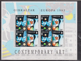 Bloc Neuf** De Gibraltar De 1993 YT 663 Et 664 MI 654 655 MNH Numéroté - Gibraltar