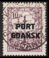 1926-1927. DANZIG. Polnische Post Im Hafen Von Danzig (port Gdansk). PORT GDANSK Overprint 8,7... (MICHEL 16) - JF544095 - Port Gdansk