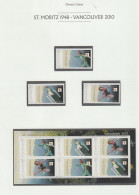 Grenada 2010 Olympic Games In Vancouver, Commerating St.Moritz 1948 Souvenir Sheet Set MNH/**. Postal Weight 0,09 Kg - Invierno 2010: Vancouver