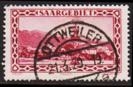 1926. SAARGEBIET. 50 C. Abtei Tholey With Luxus Cancel OTTWEILER 21.3.29.  (MICHEL 114) - JF544147 - Used Stamps