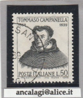 USATI ITALIA 1968 - Ref.0239 "TOMMASO CAMPANELLA" 1 Val. - - 1961-70: Oblitérés