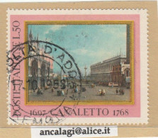 USATI ITALIA 1968 - Ref.0240 "CANALETTO" 1 Val. - - 1961-70: Oblitérés