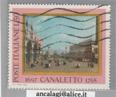 USATI ITALIA 1968 - Ref.0240A "CANALETTO" 1 Val. - - 1961-70: Afgestempeld