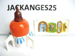 KINDER 2. 641081 CAFE NOTRE PETIT VILLAGE 1995  + BPZ - Steckfiguren