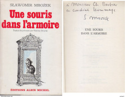 C1 POLOGNE Slawomir MROZEK Une Souris Dans L Armoire 1970 DEDICACE Envoi SIGNED Port Inclus France - Libros Autografiados