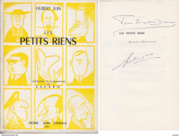 C1 Hubert JUIN Les Petits Riens 1959 DEDICACE Envoi ILLUSTRE ESCARO Port Inclus France - Gesigneerde Boeken