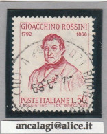 USATI ITALIA 1968 - Ref.0241 "GIOACCHINO ROSSINI" 1 Val. - - 1961-70: Used