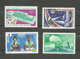 Gabon N°256 à 259 Neufs** Cote 4.45€ - Gabon