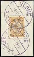 Albanien, 1913, 4, Briefstück - Albania