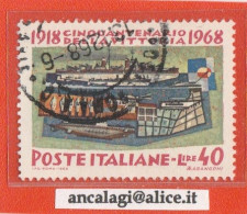 USATI ITALIA 1968 - Ref.0242A "CENTENARIO DELLA VITTORIA" 1 Val. - - 1961-70: Afgestempeld