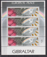 Bloc Neuf** De Gibraltar De 1995 YT 719 Et 720 MI 710 711 MNH Numéroté - Gibraltar