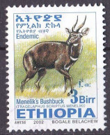 # Äthiopien Marke Von 2002 O/used (A5-2) - Etiopia