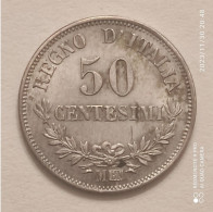 Italia Regno - 50 Cent (qFDC/FDC) - 1861-1878 : Vittoro Emanuele II