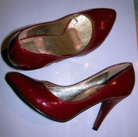 ESCARPIN FEMME À TALON " VOGLIOTI " ROUGE _HAB003 - Schoenen