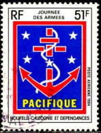 Nle-Calédonie Avion Obl Yv:244 Mi:747 Journée Des Armées (Beau Cachet Rond) - Used Stamps