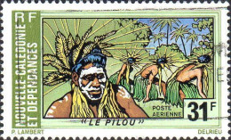 Nle-Calédonie Avion Obl Yv:164 Mi:562 Le Pilou (Belle Obl.mécanique) - Used Stamps