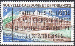Nle-Calédonie Avion Obl Yv:134 Mi:524 Nouvel Hôtel Des Postes De Nouméa (Belle Obl.mécanique) - Gebraucht