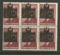 Turkey; 1955 Official Stamp 0.25 K. ERROR "Double Overprint" MNH** - Dienstmarken